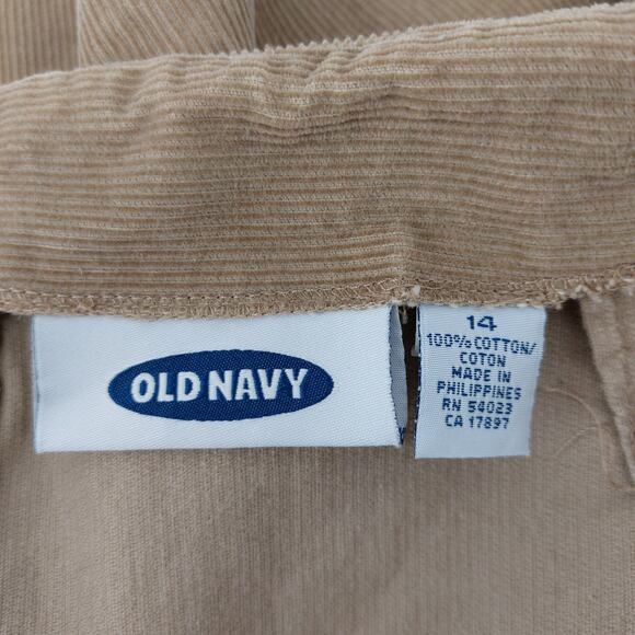 Y2K Old Navy Brown Mini Micro Skirt Corduroy Women's 14 - Picture 3 of 12